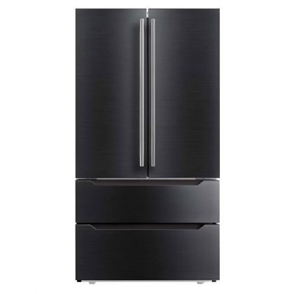 Midea 500L Black Door Refrigerator HQ 692 WEN