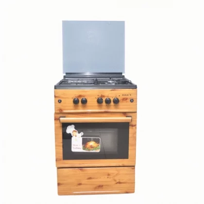Maxi 4 Burner, 3 Gas 1 Electric Cooker 6060 TR 31 Wood