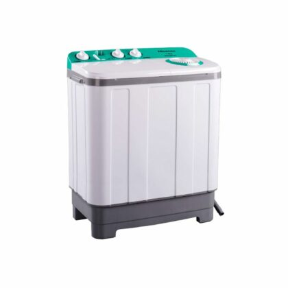 Hisense 11 KG , Twin Tub, Classical Design, Lint Filter ,White Color.