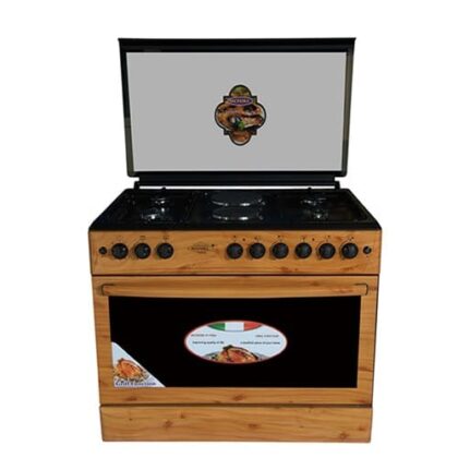Royal 4 Burners Gas Cooker  with 2 Hot Plate