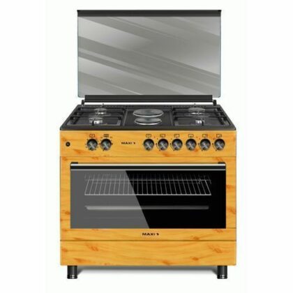 Maxi 60*90 (4+2) 4 Gas / 2 Electric cooker WOOD