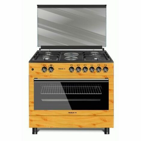Maxi 60*90 (4+2) 4 Gas / 2 Electric  cooker WOOD