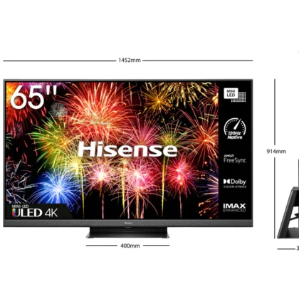 Hisense 65''QLED-ULED 4K Smart TV With Quantum Dot Colour TV 65U8H