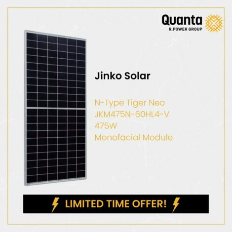 Jinko Solar Panel  475N-60HL4-V