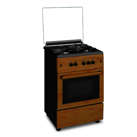 Maxi 60*60 (3+1) Burner Gas Cooker MAXI 6060(3+1) WOOD