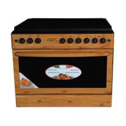 Royal Luxury Series 4 Gas + 2 Hotplate Light Wood Color (ROY-GAS0030|RPG6942WD)
