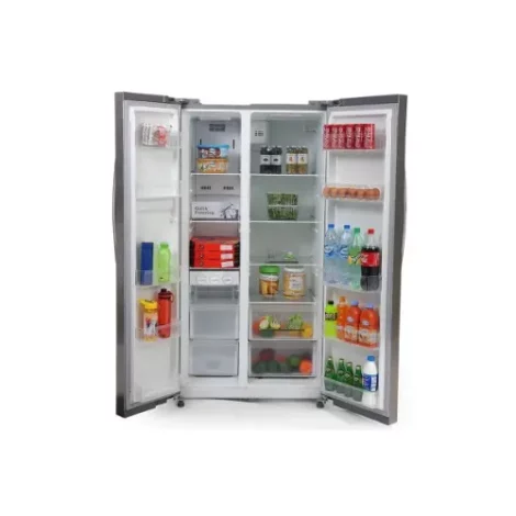 Midea 510L Refrigerator-SILVER WITH HANDLE HC 689WEN