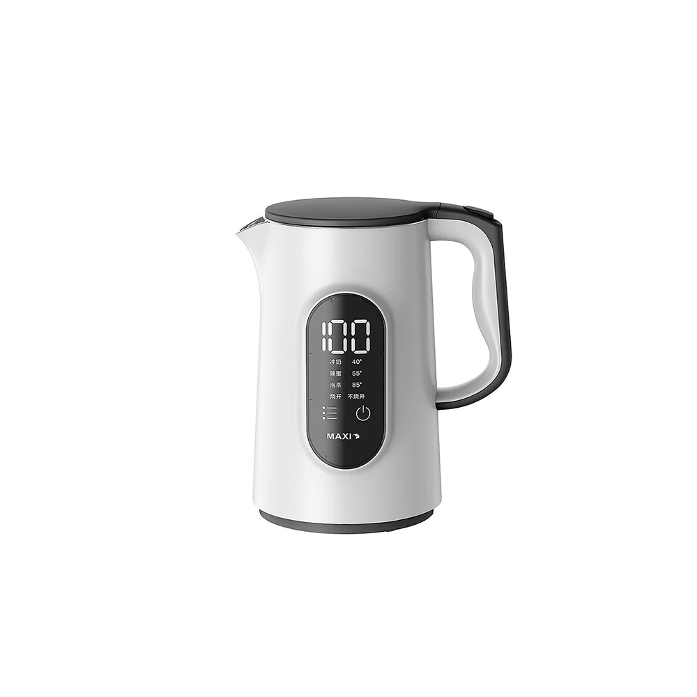 Maxi Electric Kettle White and Black MK-SEK1501W | LU GOLD STORE