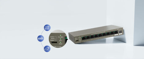 Tenda 9GE+1SFP Ethernet Switch With 8-Port PoE | TEG1110PF-8-102W - Image 4