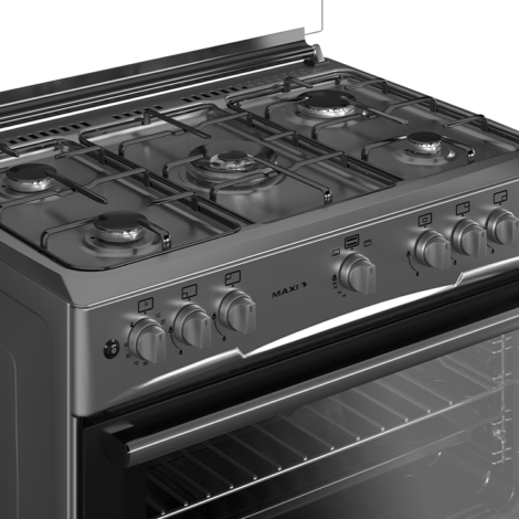 MAXI 6090 (5B) INOX - 5 Gas Burners - Image 4