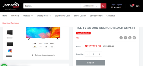 TCL 65 Inch UHD Android TV 65P635 (Discounted) - Image 3