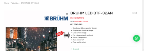 BRUHM 32 LED TV BTF-32AN (Discounted) - Image 3